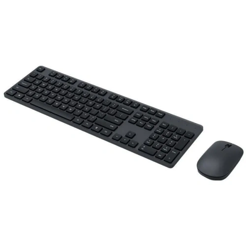 Клавиатура и мышка беспроводная XIAOMI Mijia Wireless Set 2 (WXJS02YM) Black клавиатура RU
