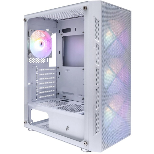 Корпус 1STPLAYER Firebase XP White (XP-WH-4F1-W) / ATX / 4x120mm LED fans