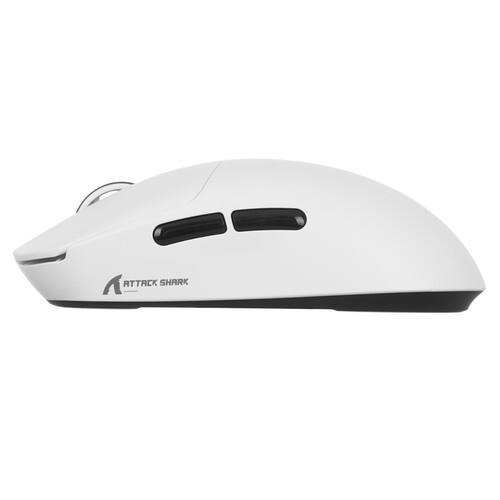 Мышь беспроводная/проводная Attack Shark X8Pro белый Мышь беспроводная/проводная Attack Shark X8Pro белый — Подсветка и дополнительные элементы