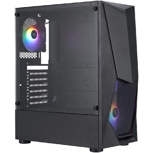 Корпус 1STPLAYER DK DK-3 Black (DK-3-BK-4F1) / ATX / 4x120mm FRGB fans
