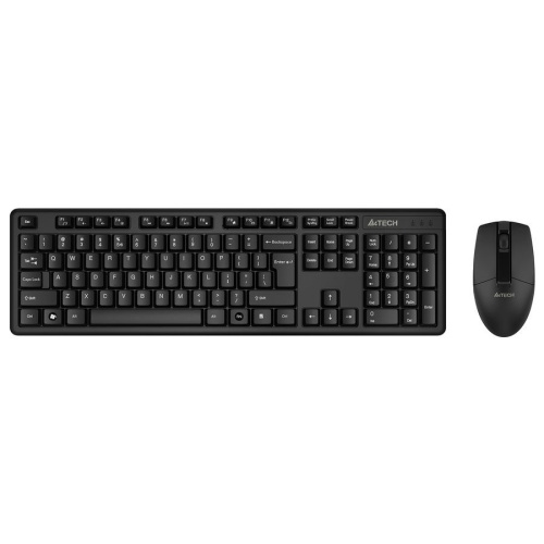 Клавиатура + мышь A4Tech 3330N клав:черный мышь:черный