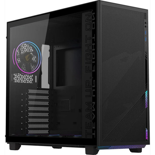 Корпус Gigabyte GB-AC400G черный (28300-AC400-1CKR) без БП ATX 2xUSB3.0 1xUSB3.1 audio bott PSU