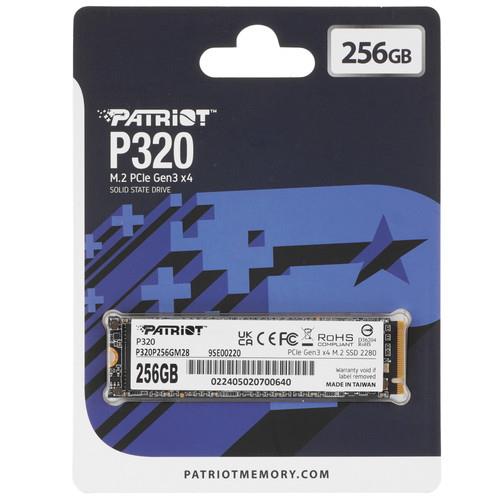 256 ГБ M.2 NVMe накопитель Patriot P320 [P320P256GM28]