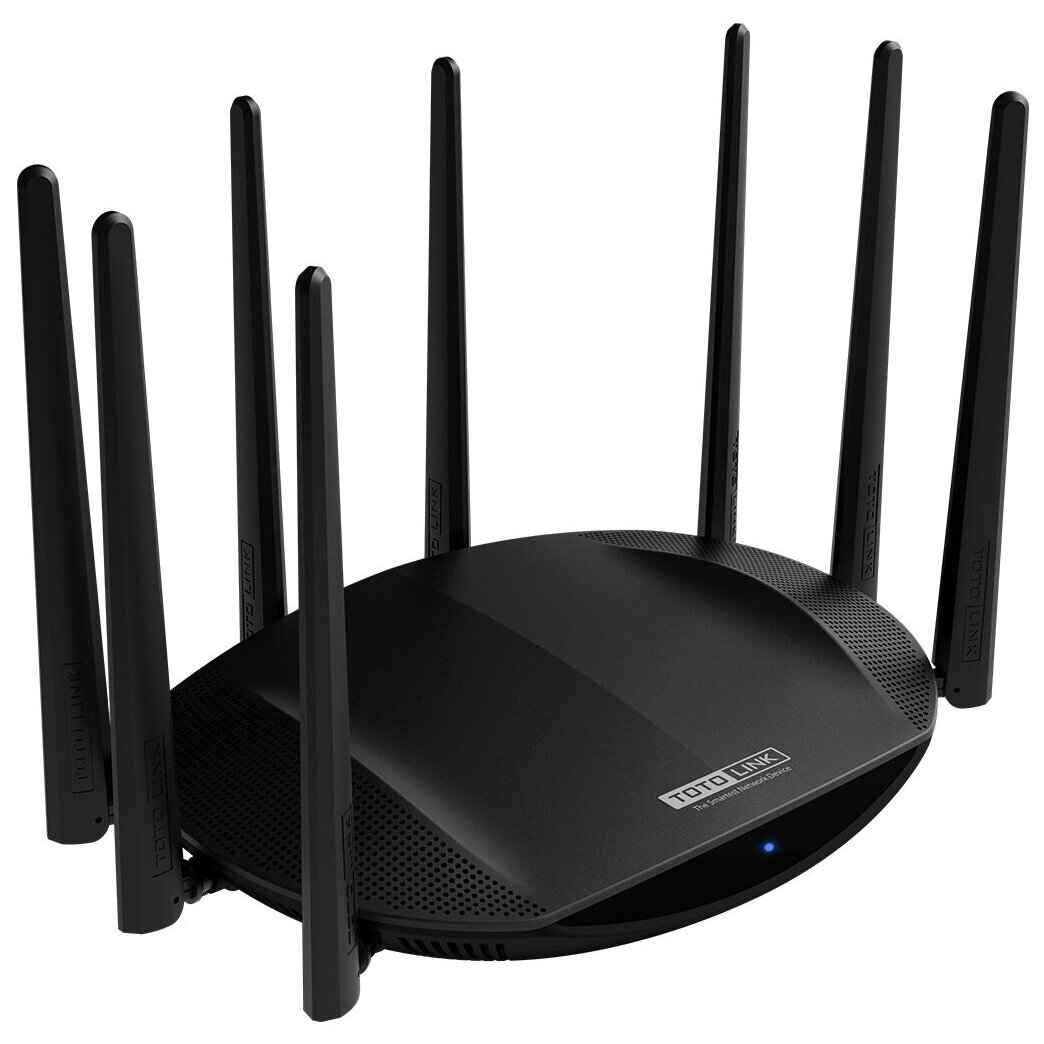 Маршрутизатор Totolink A7000R Маршрутизатор Totolink A7000R — WAN/LAN‑порты и органы управления