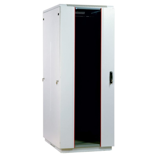 Шкаф коммутационный ЦМО ШТК-М-42.8.10-1ААА серый 42U 800x1020мм пер.дв.стекл задн.дв.стал.лист 2 бок.пан. направл.под закл.гайки 500кг