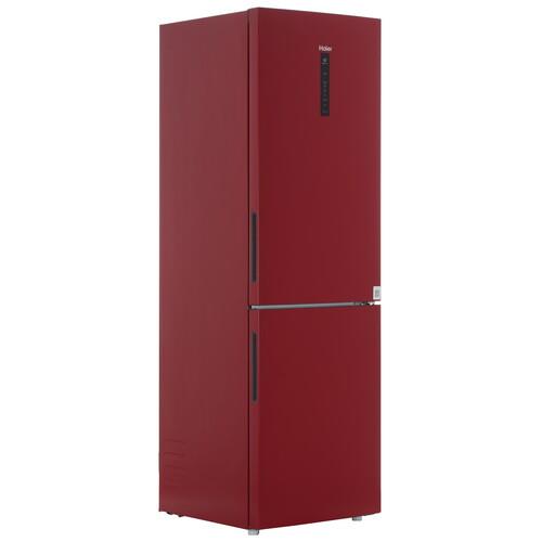 Холодильник с морозильником   Haier C2F636CRRGU1 красный