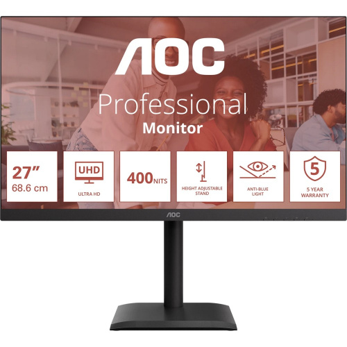 Монитор AOC U27E4CV Black