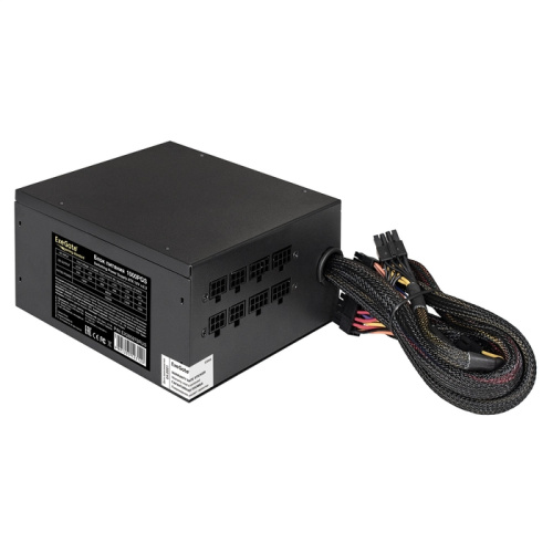 Блок питания Exegate Gaming Standard 1000PGS EX285976RUS 1000W RTL, ATX, black, APFC, 14cm, 24p+2*(4+4)p