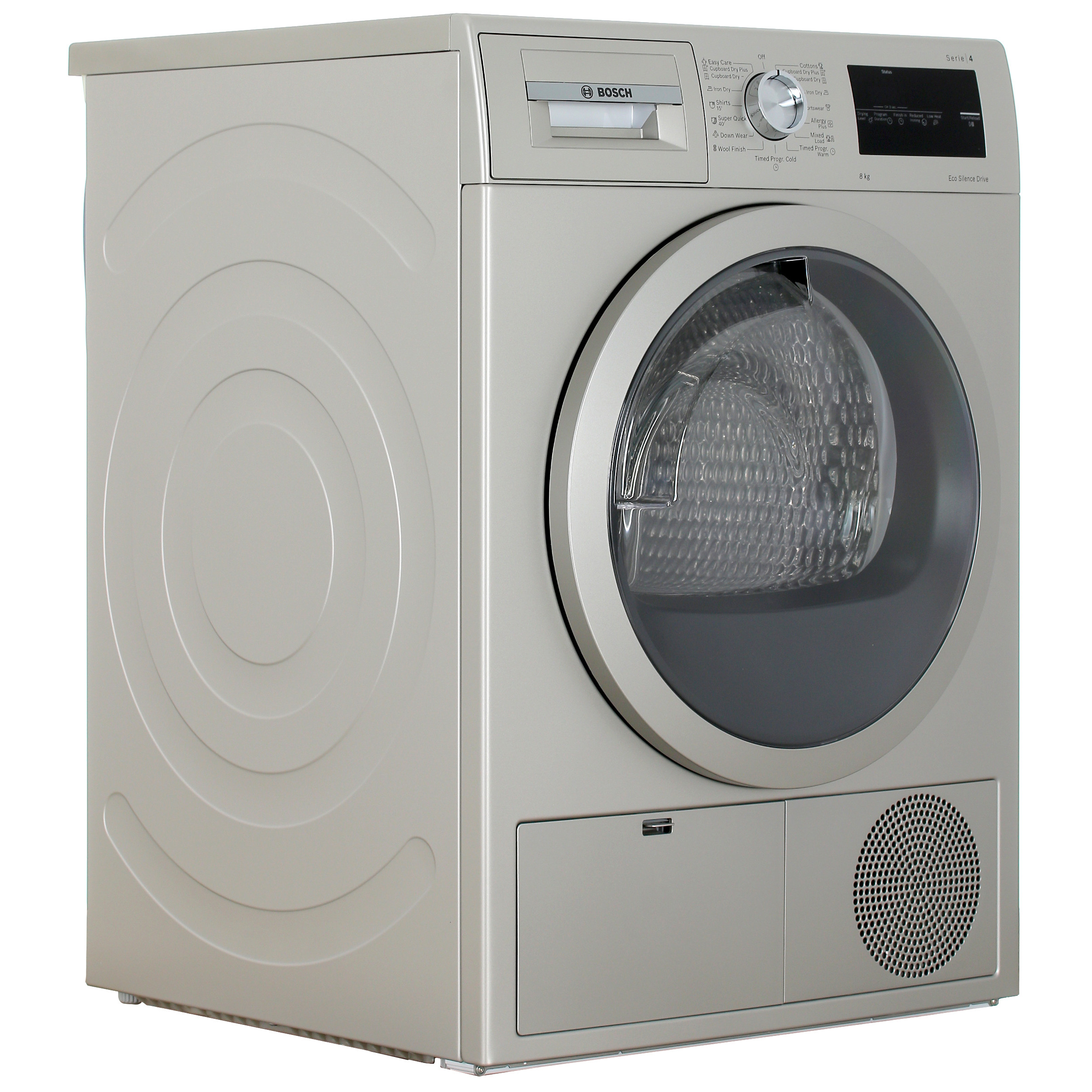 Сушильная машина Bosch WTN86202ME серый Сушильная машина Bosch WTN86202ME серый — Дополнительный ракурс