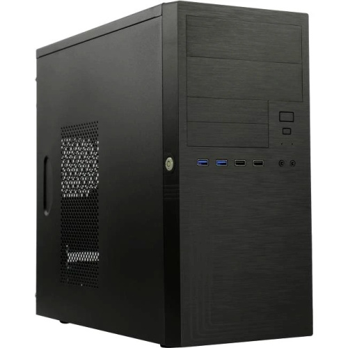 Корпус POWERMAN ES555BK PM-500ATX-F (6184134) U3*2+U2*2 +2*combo Audio (PSU Powerman)