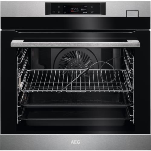 Электрический духовой шкаф AEG BSK788380M серебристый