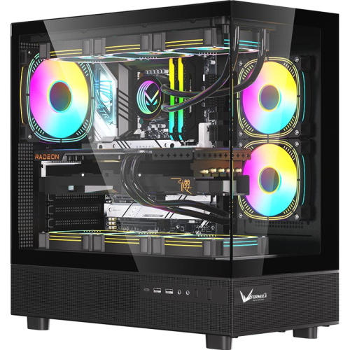 Корпус Formula Crystal Z8 (crystal z8 b), Midi-Tower, ATX, без БП, черный
