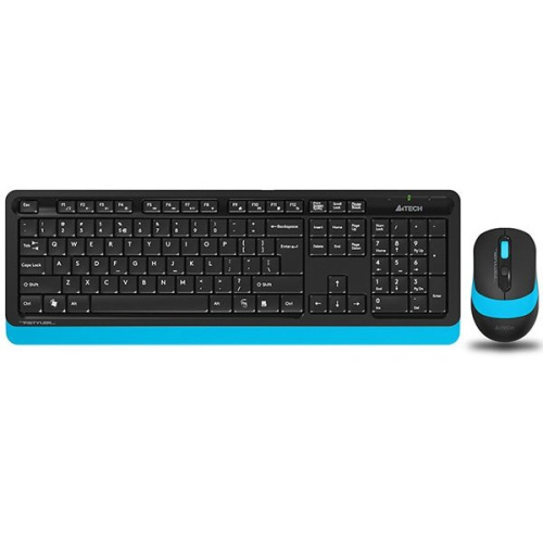 Клавиатура + мышь A4 Fstyler FG1010 blue