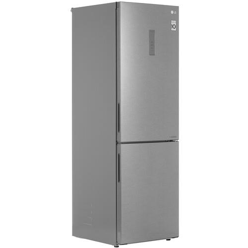 Холодильник с морозильником   LG GA-B459CLWL серый