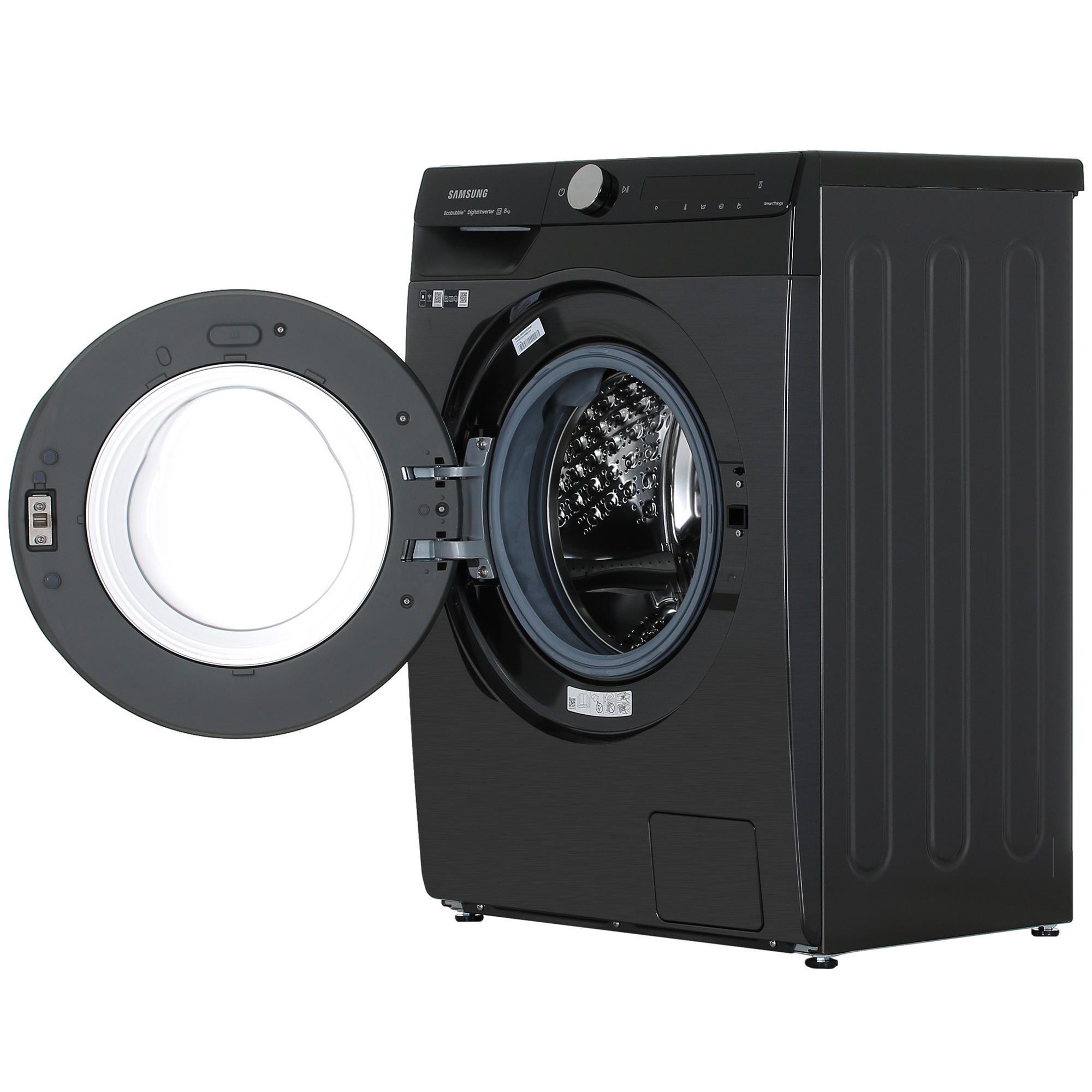 Стиральная машина Samsung WW80AG6S28ABLP серый Стиральная машина Samsung WW80AG6S28ABLP серый — Внешний вид с другого ракурса