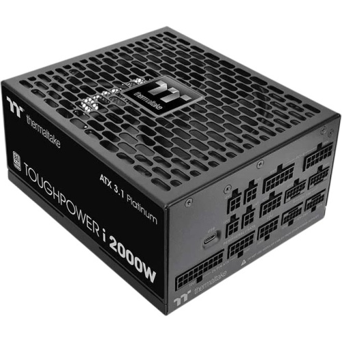 Блок питания Thermaltake Toughpower i Gen.5 (PS-TPI-2000FNFDPE-1) ATX 2000W 80+ platinum 24pin APFC 140mm fan color LED 12xSATA Cab Manag RTL