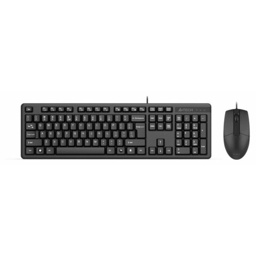 Клавиатура + мышь A4Tech KR-3330S клав черный мышь черный USB
