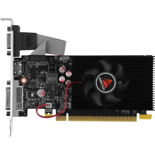 Видеокарта Biostar Nvidia GeForce GT 730 VN7313THX1 GT730-2GB D3 LP (GF108) 2ГБ GDDR3, Low Profile, Ret