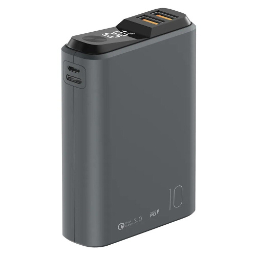Внешний АКБ OLMIO QS-10 10000mAh 22.5W темно-серый