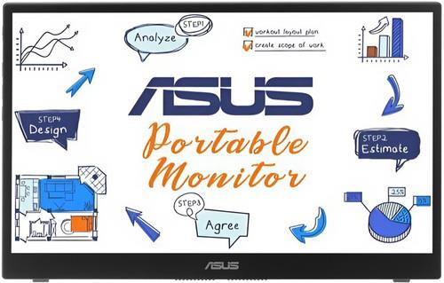 14" Монитор ASUS ZenScreen Ink MB14AHD черный