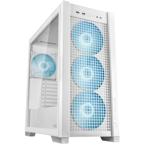 Корпус ASUS Tuf Gaming GT302 TG ARGB White (90DC00I3-B19000) GT302/ARGB Fans/WHT