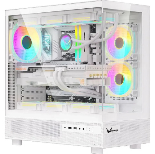 Корпус Formula Crystal Z8 (crystal z8 w), Midi-Tower, ATX, без БП, белый