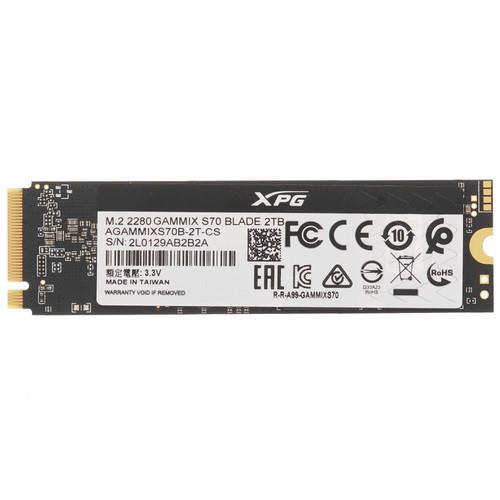 2000 ГБ M.2 NVMe накопитель ADATA XPG BLADE S70 [AGAMMIXS70B-2T-CS]