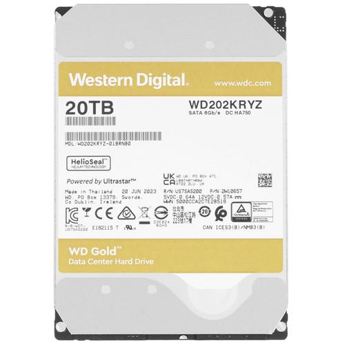 20 ТБ Жесткий диск Western Digital Gold [WD202KRYZ]