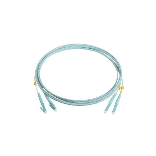 Патч-корд HYPERLINE FC-D2-503-LC/PR-LC/PR-H-3M-LSZH-AQ волоконно-оптический 3 м