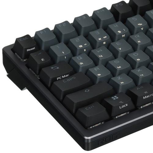 Клавиатура проводная + беспроводная ASUS M701 ROG Azoth Клавиатура проводная + беспроводная ASUS M701 ROG Azoth — Подсветка и детали исполнения