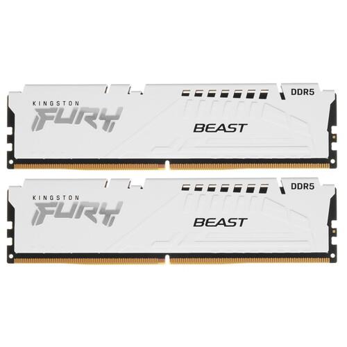 Оперативная память Kingston FURY Beast White [KF556C40BWK2-64] 64 ГБ