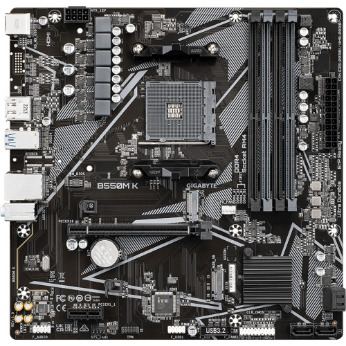 Материнская плата Gigabyte B550M K
