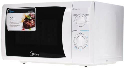 Микроволновая печь Midea MM720CFB белый Микроволновая печь Midea MM720CFB белый — Корпус и элементы управления