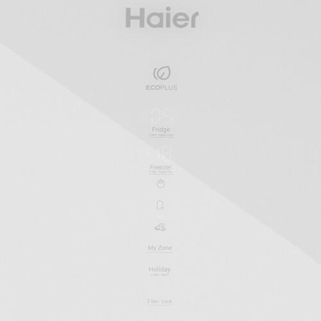 Холодильник с морозильником   Haier C4F640CGWGU1 белый
