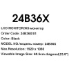 23.8" Монитор AOC 24B36X черный