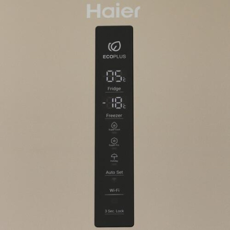 Холодильник с морозильником   Haier C2F637CGGU1 золотистый