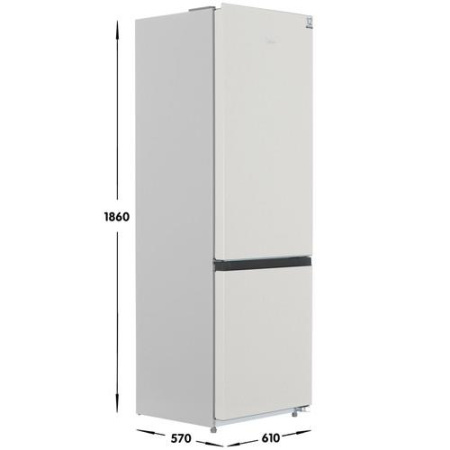 Холодильник с морозильником   Midea MDRB458FGF33IDM бежевый