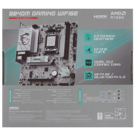 Материнская плата MSI B840M GAMING WIFI6E