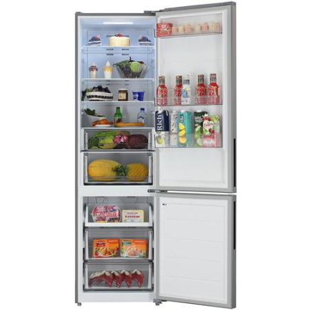 Холодильник с морозильником   Midea MDRB600MMF46 серебристый