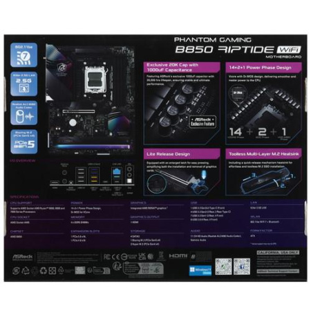 Материнская плата ASRock B850 Riptide WiFi