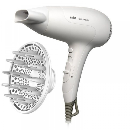 Фен Braun BRHD385E белый
