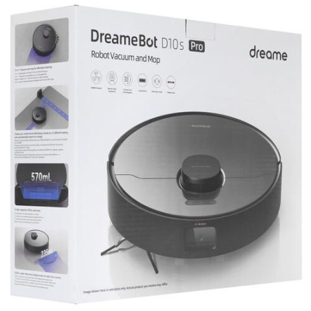 Робот-пылесос Dreame D10s Pro черный