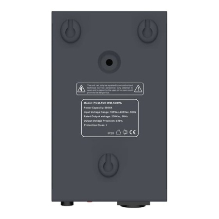 Стабилизатор напряжения POWERCOM WM-500VA графитовый