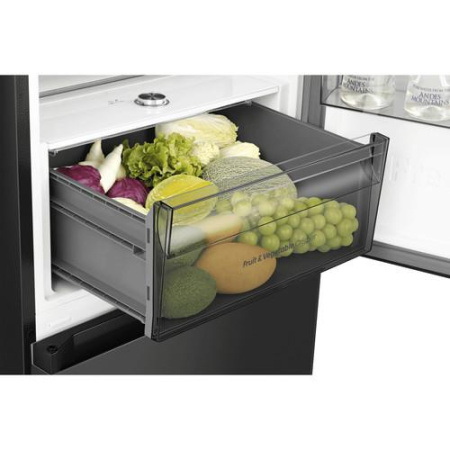 Холодильник с морозильником Hisense RB3K330SAF1 черный