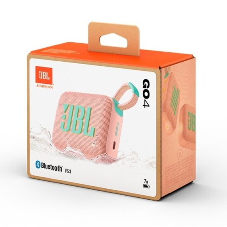 Портативная колонка JBL Go 4 розовый