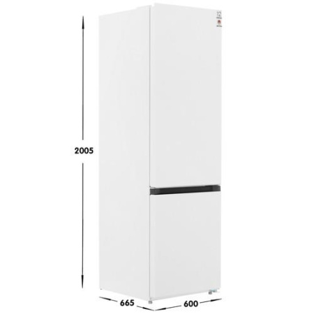 Холодильник с морозильником   Midea MDRB599MMF01 белый