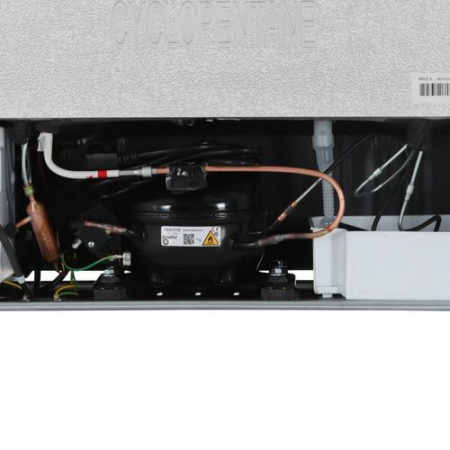 Холодильник с морозильником   Midea MDRB458FGF46IDM серебристый