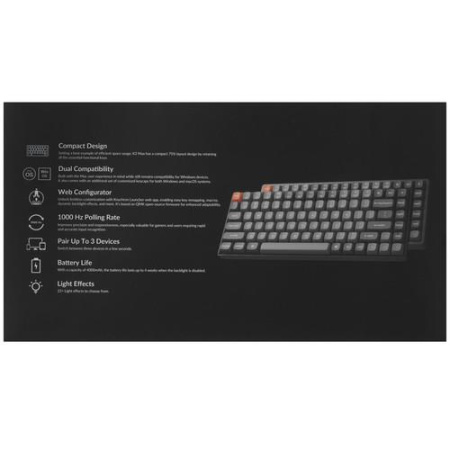 Клавиатура  проводная + беспроводная Keychron K2 Max