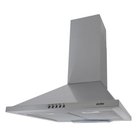 Вытяжка каминная Simfer 8562SM серебристый/серебристый