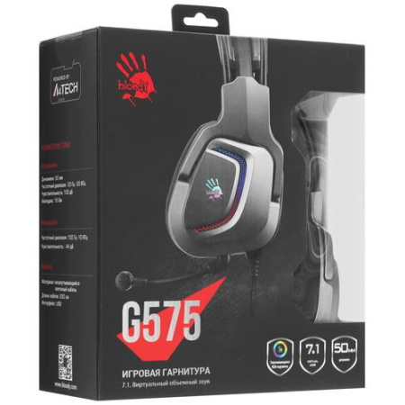 Проводные наушники A4Tech Bloody G575 серый